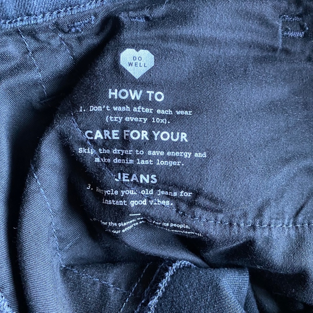 Madewell Slim Straight Leg in black "Richgrove Wash" Size 28 Tall - Picture 14 of 15